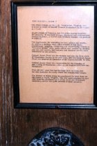 History of old gaol door!